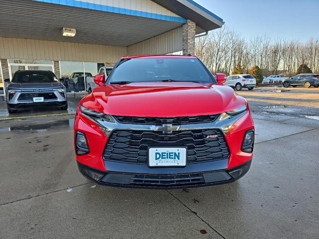 Used 2022 Chevrolet Blazer RS with VIN 3GNKBKRSXNS216464 for sale in Trenton, IL