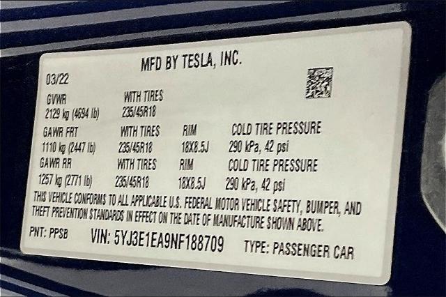 2022 Tesla Model 3 Vehicle Photo in Grapevine, TX 76051