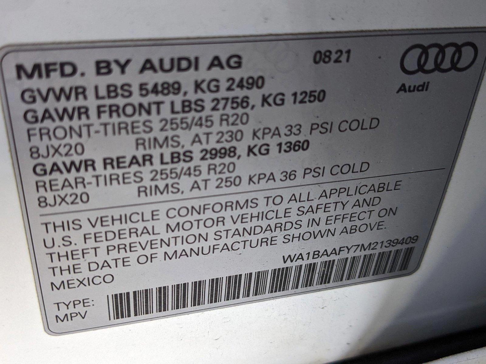 2021 Audi Q5 Vehicle Photo in Orlando, FL 32811