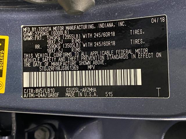 2018 Toyota Highlander Vehicle Photo in Appleton, WI 54913