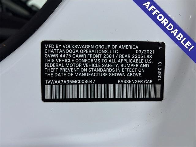 2021 Volkswagen Passat Vehicle Photo in Puyallup, WA 98371