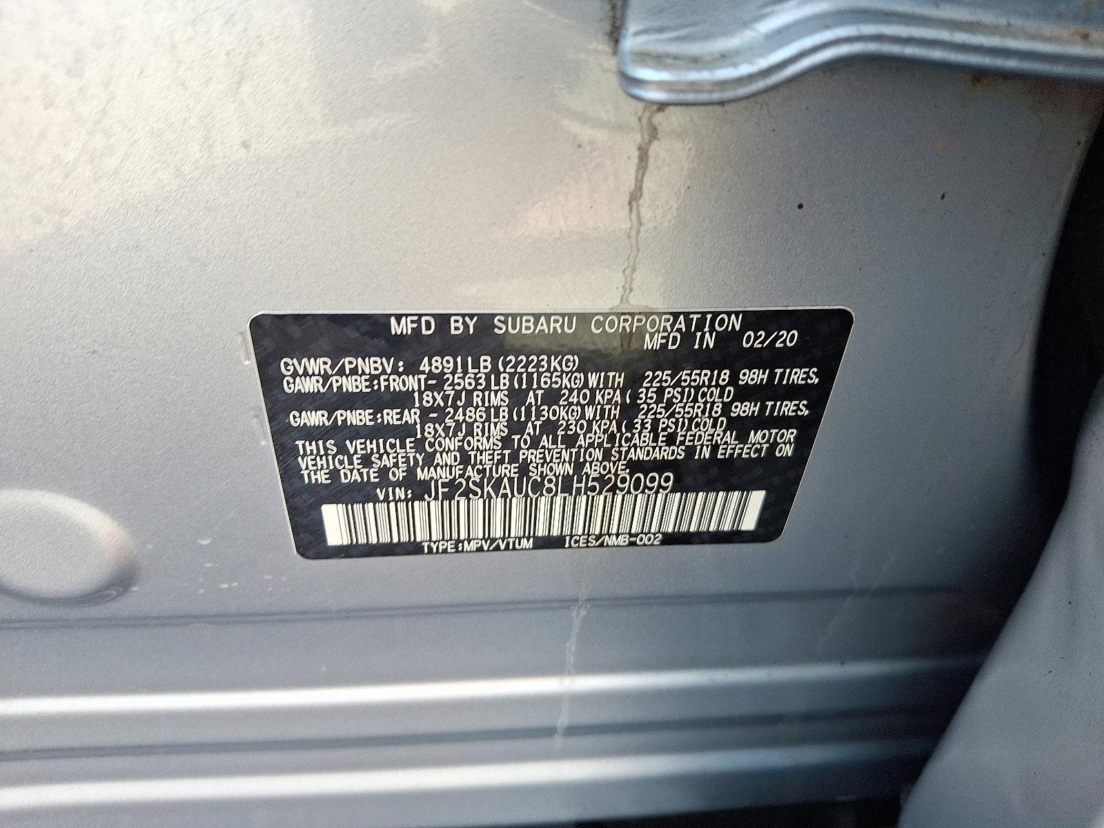 2020 Subaru Forester Vehicle Photo in Harrisburg, PA 17111