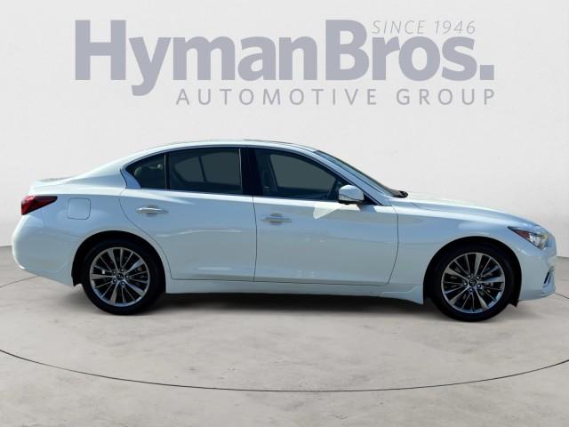 Certified 2023 INFINITI Q50 LUXE with VIN JN1EV7BR0PM541860 for sale in Midlothian, VA