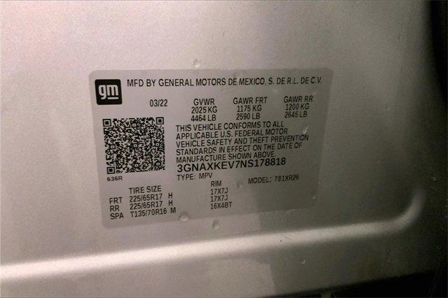 2022 Chevrolet Equinox Vehicle Photo in INDEPENDENCE, MO 64055-1314