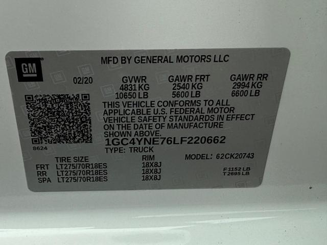2020 Chevrolet Silverado 2500 HD Vehicle Photo in MADISON, WI 53713-3220