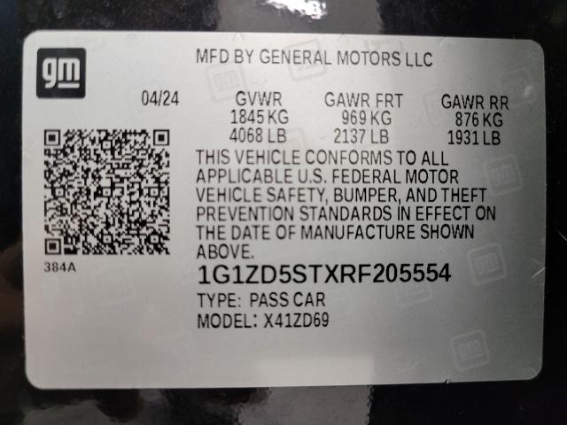2024 Chevrolet Malibu Vehicle Photo in NEENAH, WI 54956-2243