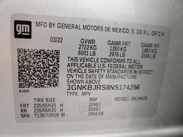 2022 Chevrolet Blazer Vehicle Photo in NEENAH, WI 54956-2243