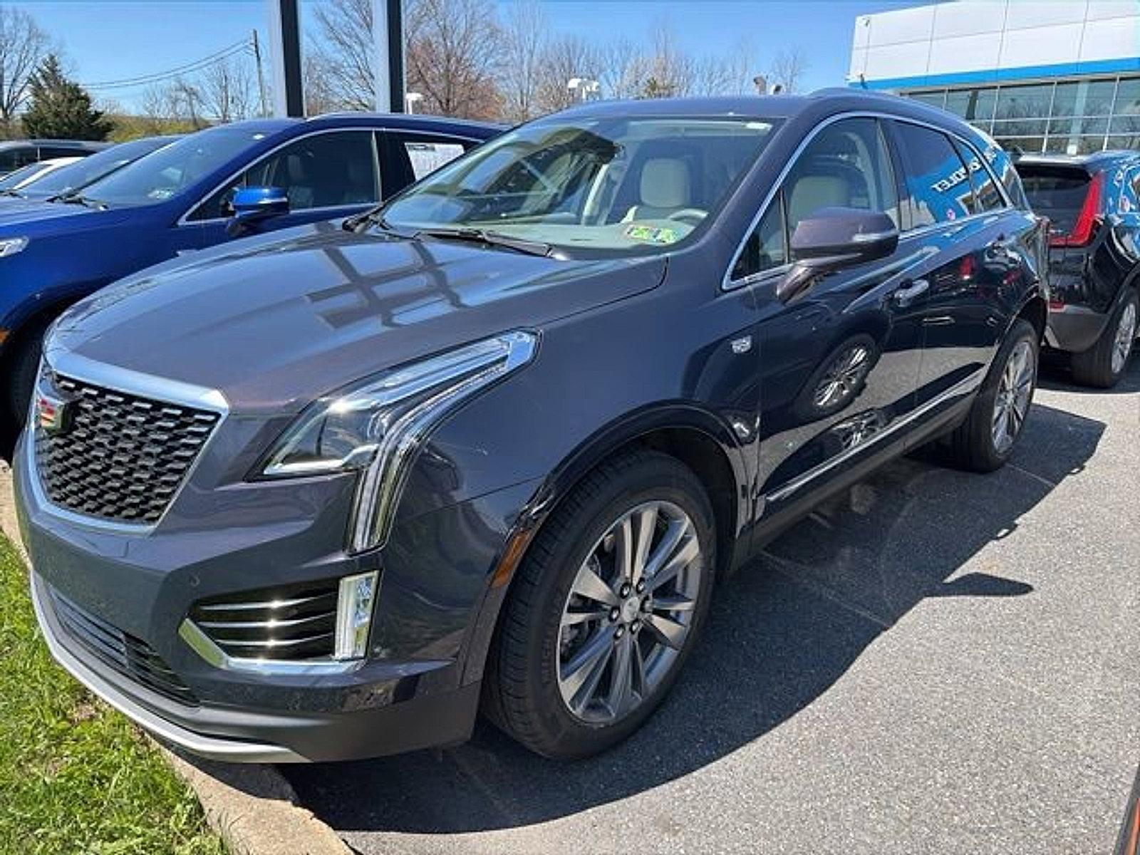 Midnight Sky Metallic 2024 Cadillac XT5 Premium Luxury AWD SUV / Crossover Four-Wheel Drive 9-Speed Automatic