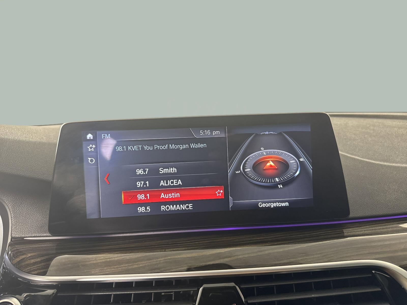 2018 BMW 5 Series Vehicle Photo in GEORGETOWN, TX 78626-7508