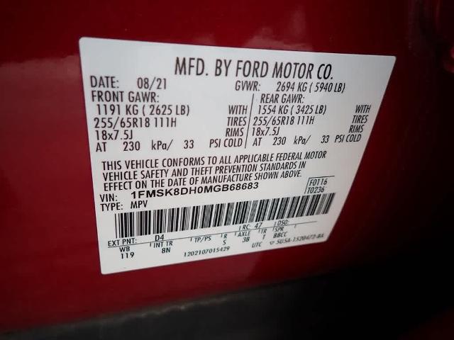 2021 Ford Explorer Vehicle Photo in ZELIENOPLE, PA 16063-2910