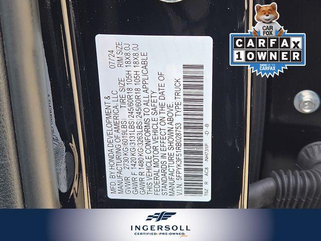 2024 Honda Ridgeline Vehicle Photo in WATERTOWN, CT 06795-3318