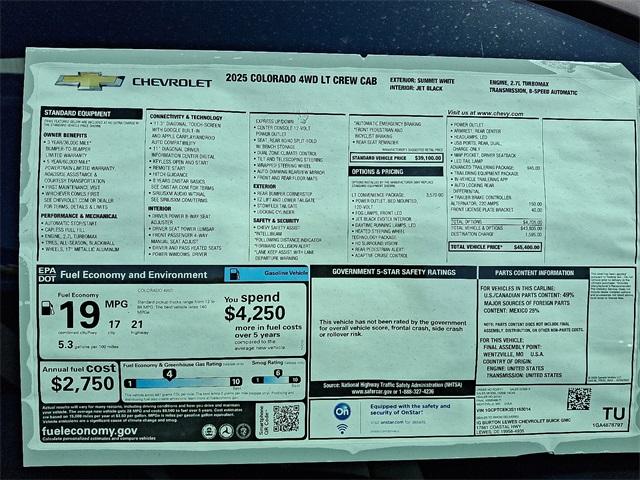 2025 Chevrolet Colorado Vehicle Photo in LEWES, DE 19958-4935