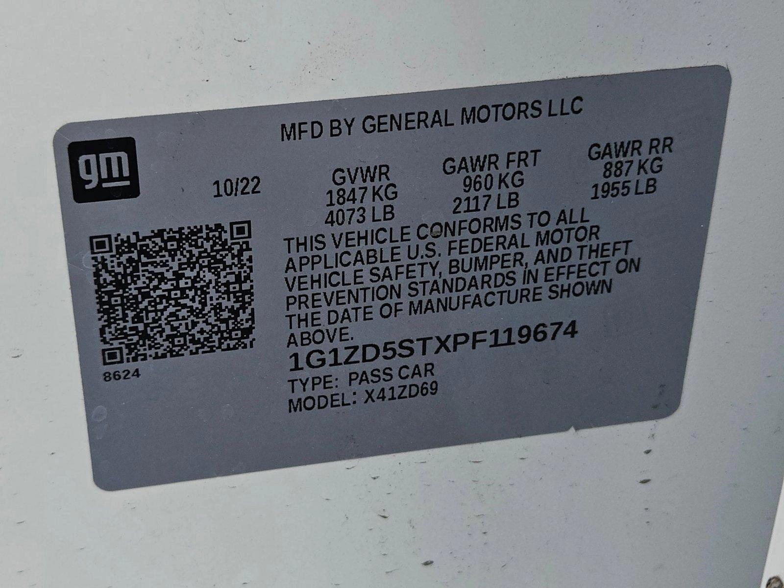 2023 Chevrolet Malibu Vehicle Photo in GILBERT, AZ 85297-0446