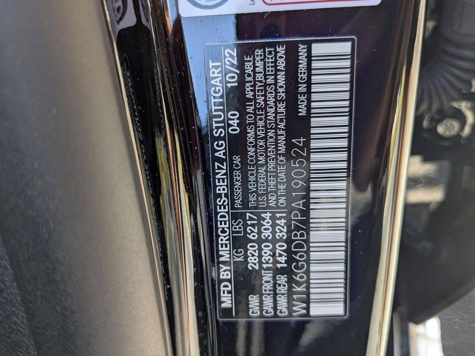 2023 Mercedes-Benz S-Class Vehicle Photo in Pompano Beach, FL 33064