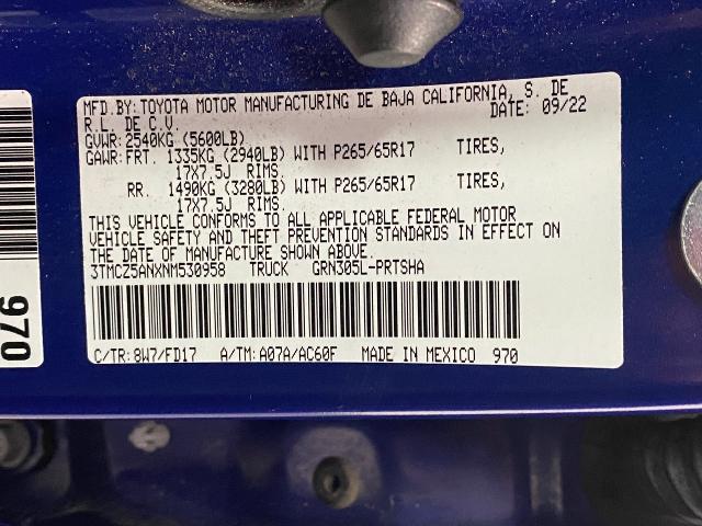 2022 Toyota Tacoma 4WD Vehicle Photo in Appleton, WI 54913