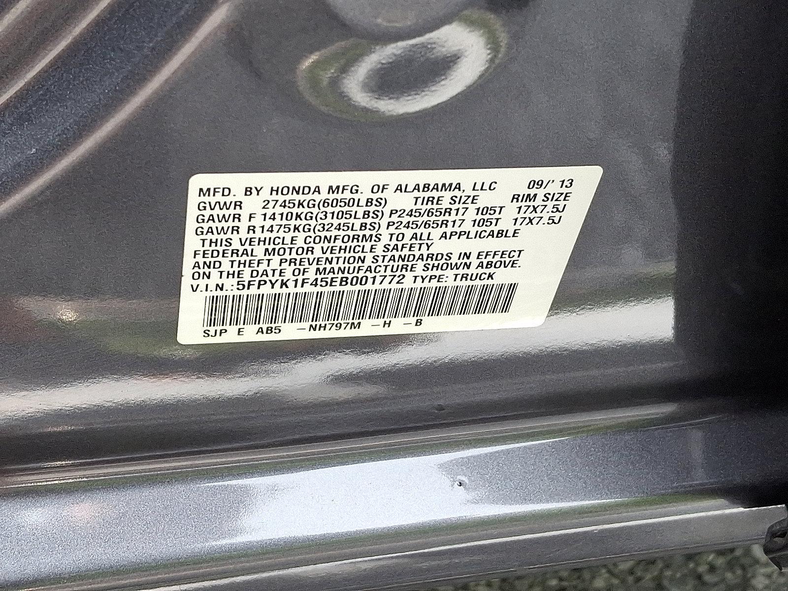 2014 Honda Ridgeline Vehicle Photo in Harrisburg, PA 17111