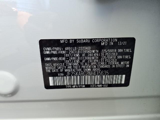 2022 Subaru Forester Vehicle Photo in Oshkosh, WI 54904