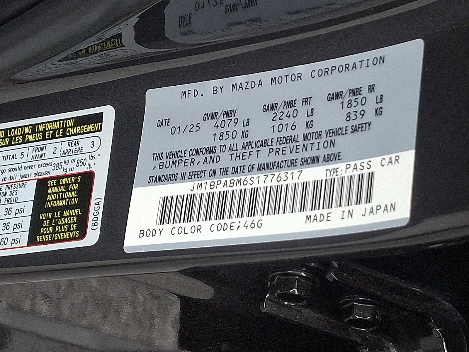 2025 Mazda3 Sedan Vehicle Photo in Harrisburg, PA 17111