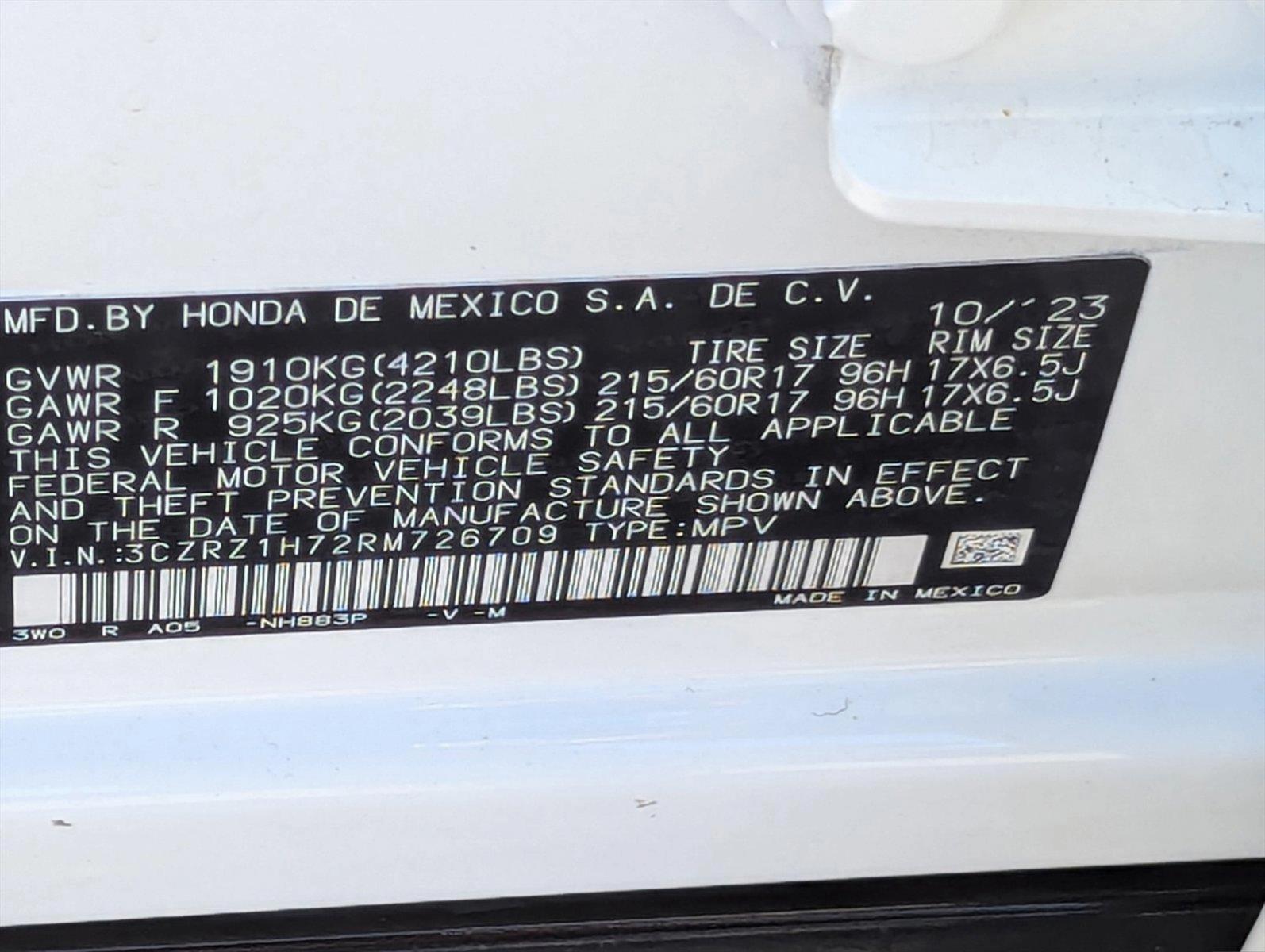 2024 Honda HR-V Vehicle Photo in Delray Beach, FL 33444