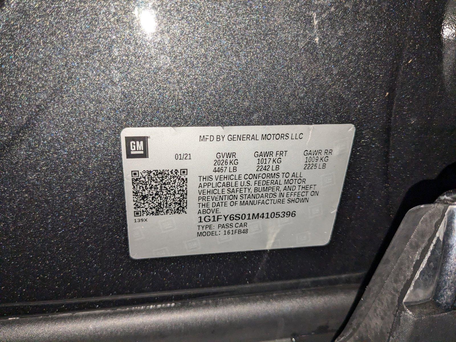 2021 Chevrolet Bolt EV Vehicle Photo in MIAMI, FL 33134-2699