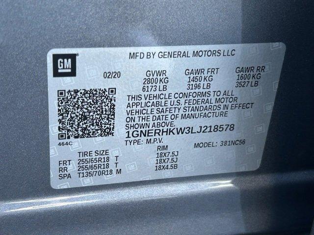 2020 Chevrolet Traverse Vehicle Photo in DALLAS, TX 75244-5909