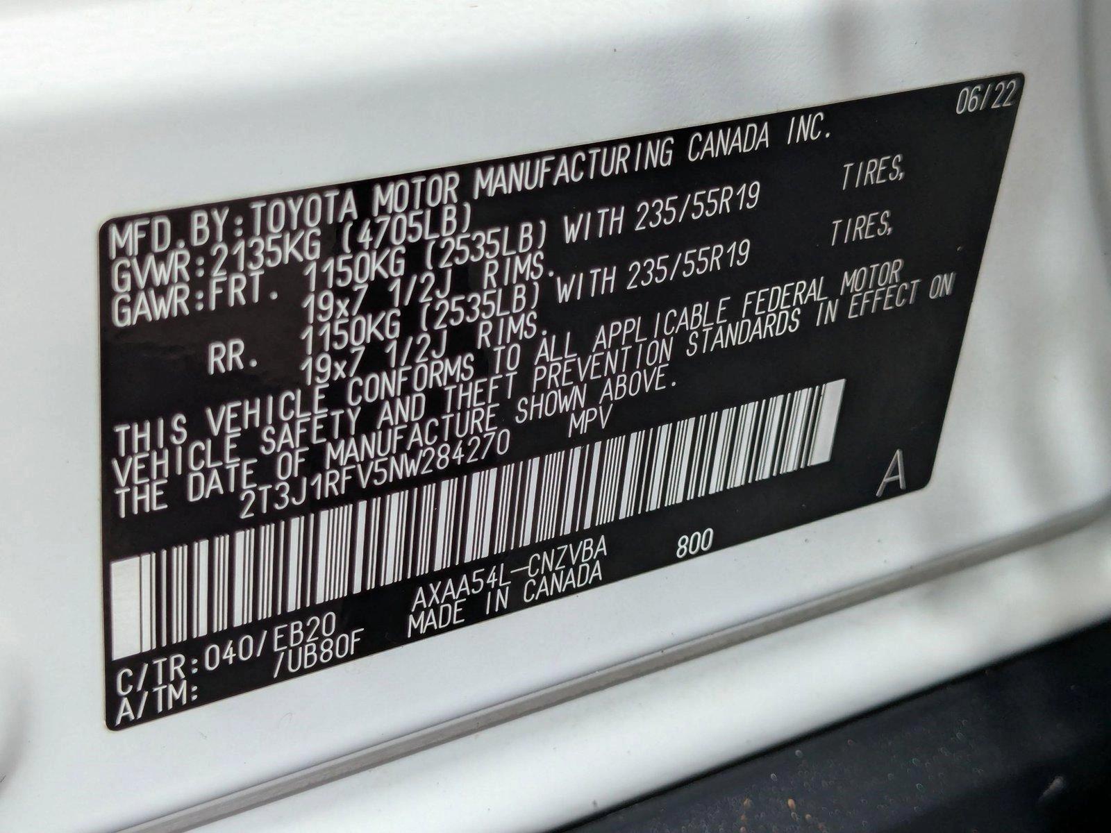 2022 Toyota RAV4 Vehicle Photo in Spokane Valley, WA 99212