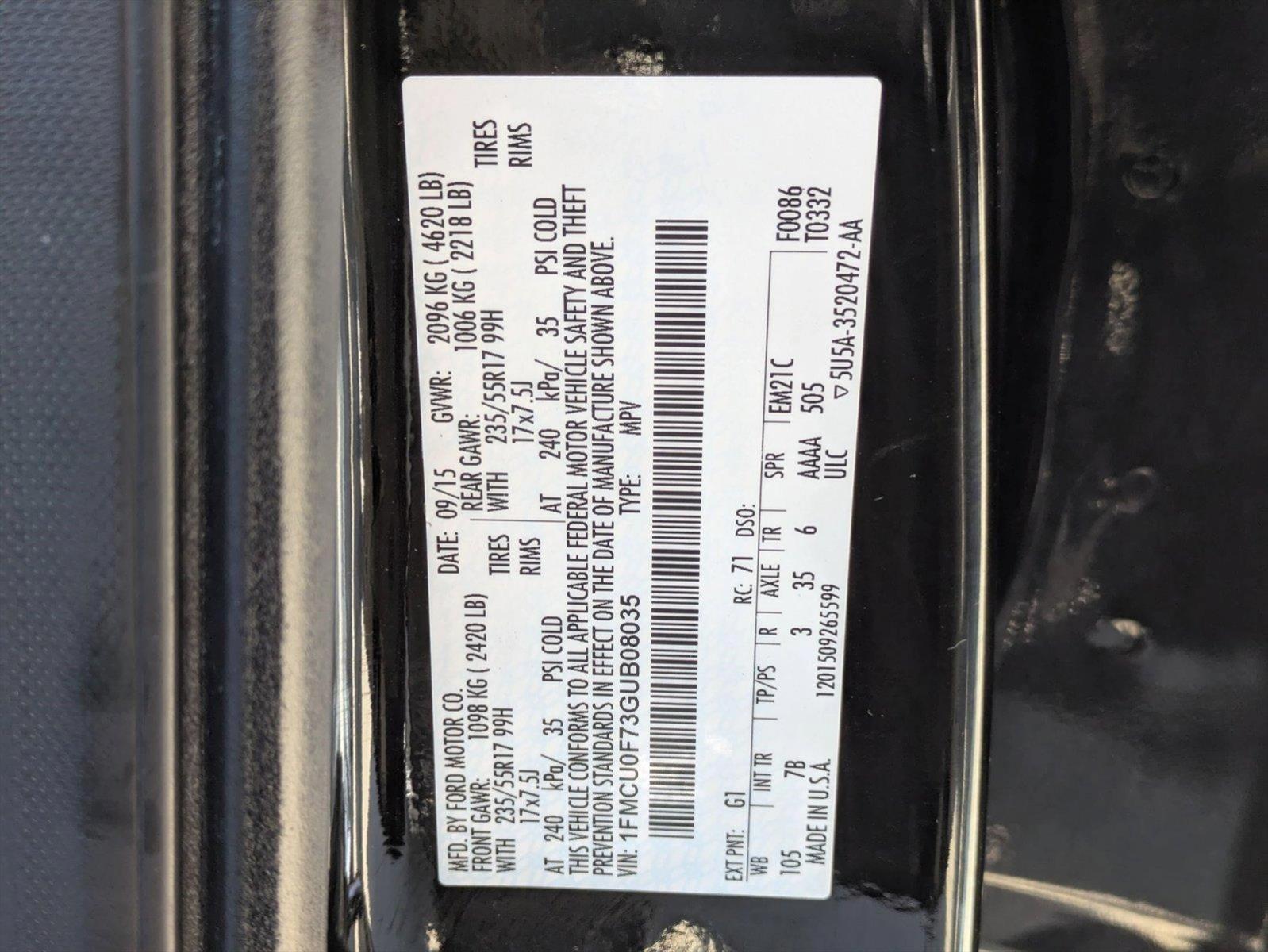 2016 Ford Escape Vehicle Photo in Tustin, CA 92782