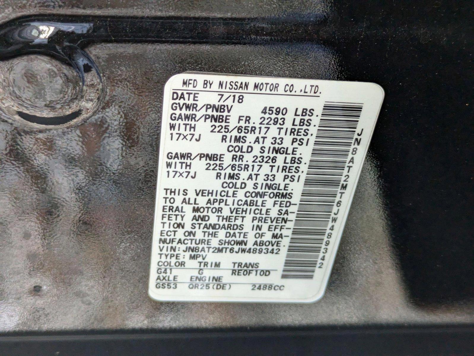 2018 Nissan Rogue Vehicle Photo in Tampa, FL 33614