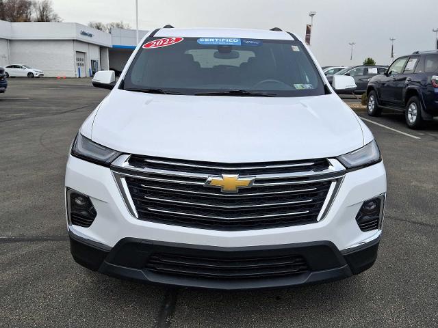 Certified 2022 Chevrolet Traverse 1LT with VIN 1GNEVGKW7NJ104267 for sale in Washington, PA