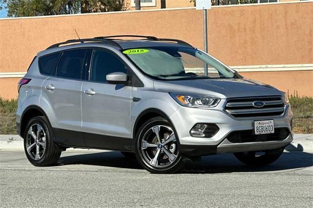 Used 2018 Ford Escape SEL with VIN 1FMCU0HD0JUC86754 for sale in Redwood City, CA