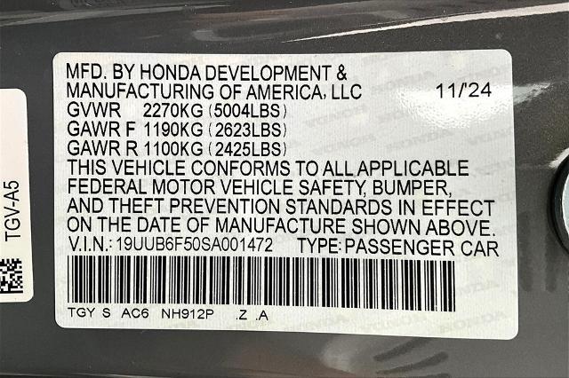 2025 Acura TLX Vehicle Photo in Tulsa, OK 74145