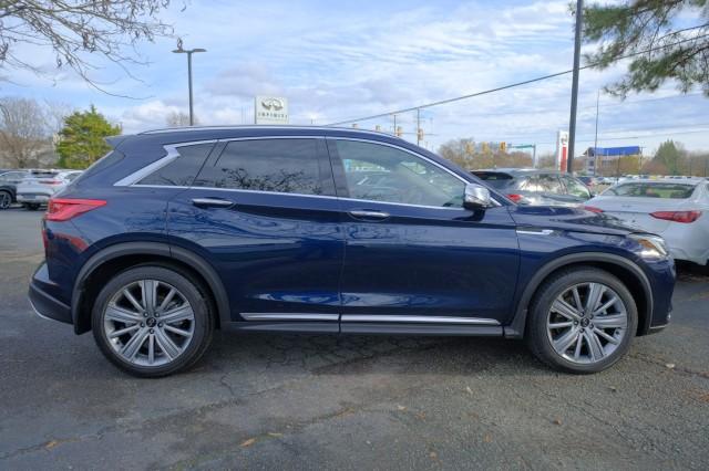 Certified 2021 INFINITI QX50 Sensory with VIN 3PCAJ5CB4MF120029 for sale in Midlothian, VA