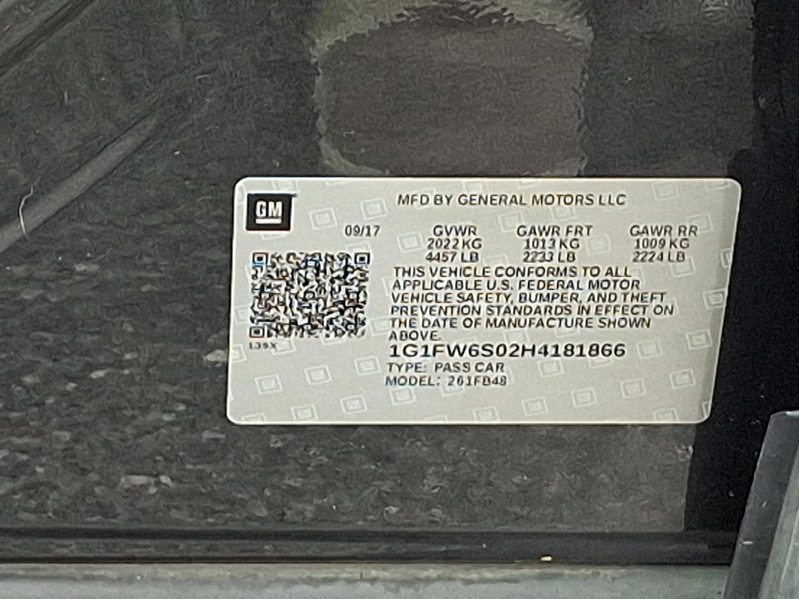 2017 Chevrolet Bolt EV Vehicle Photo in Harrisburg, PA 17111