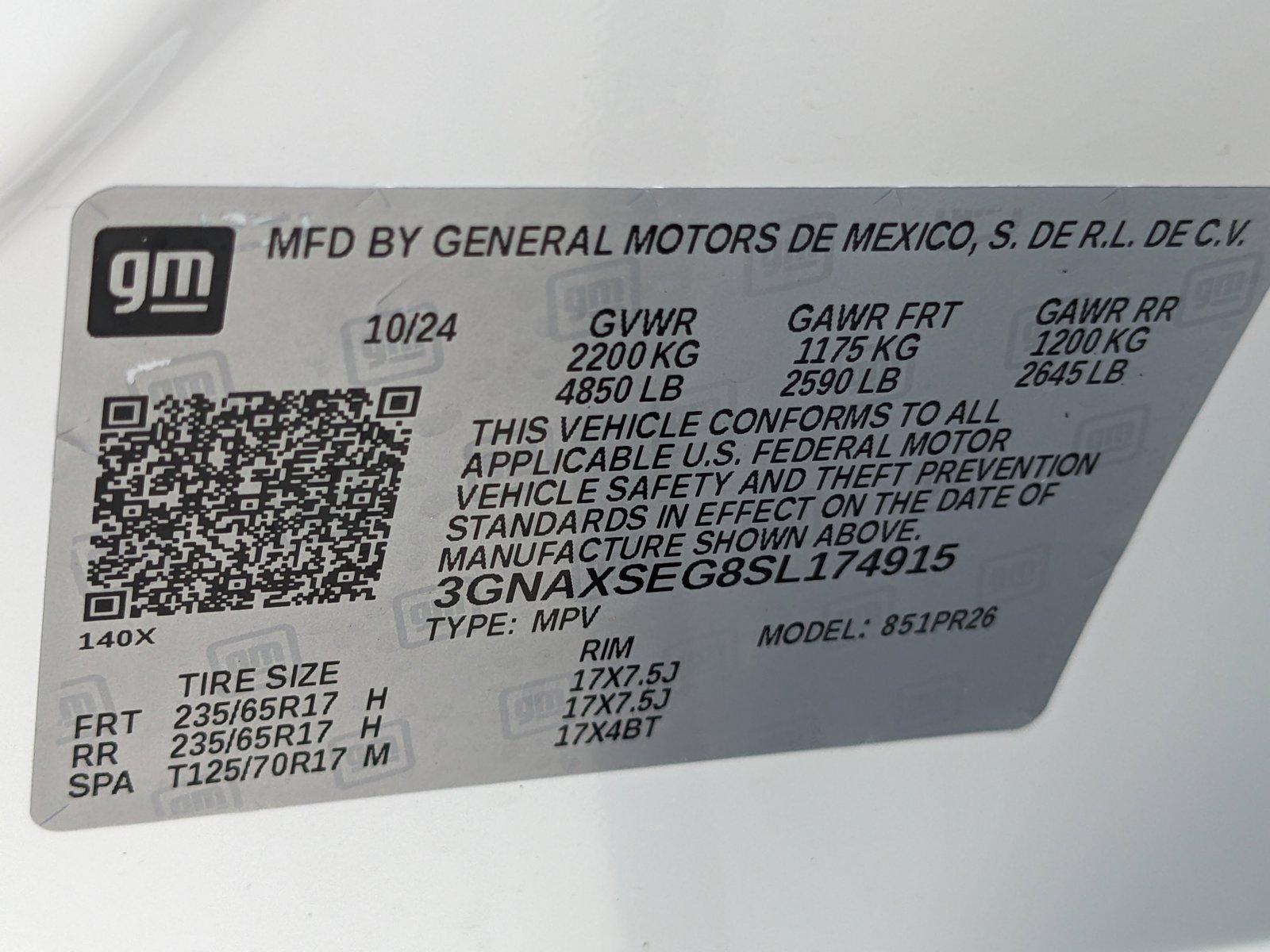 2025 Chevrolet Equinox Vehicle Photo in MIAMI, FL 33172-3015