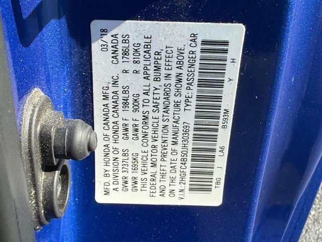 2018 Honda Civic Coupe Vehicle Photo in MADISON, WI 53713-3220