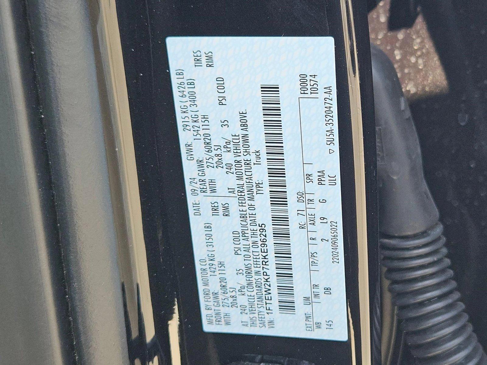 2024 Ford F-150 Vehicle Photo in GILBERT, AZ 85297-0446