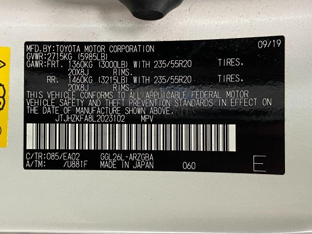 2020 Lexus RX 350L Vehicle Photo in Appleton, WI 54913