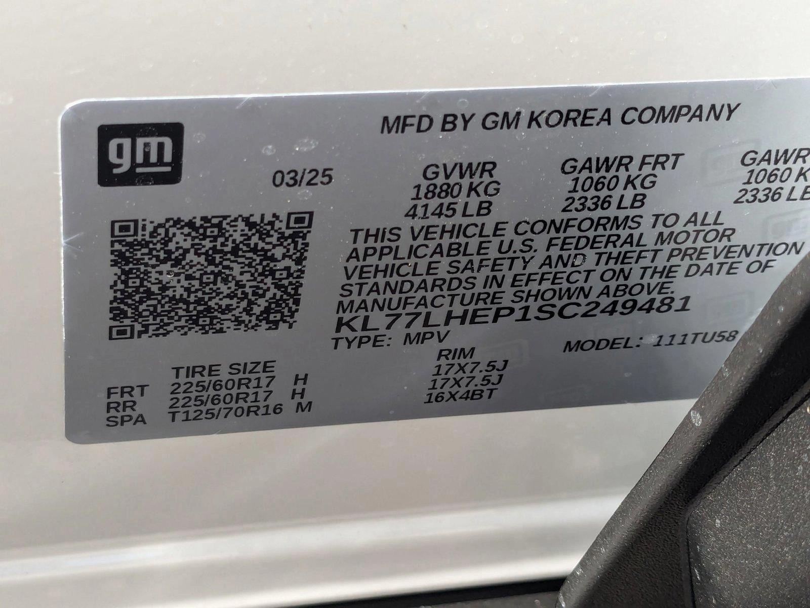 2025 Chevrolet Trax Vehicle Photo in MIAMI, FL 33134-2699