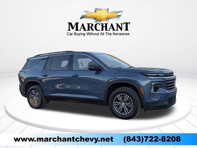 Lakeshore Blue Metallic 2025 Chevrolet Traverse LT FWD SUV / Crossover Front-Wheel Drive 8-Speed Automatic