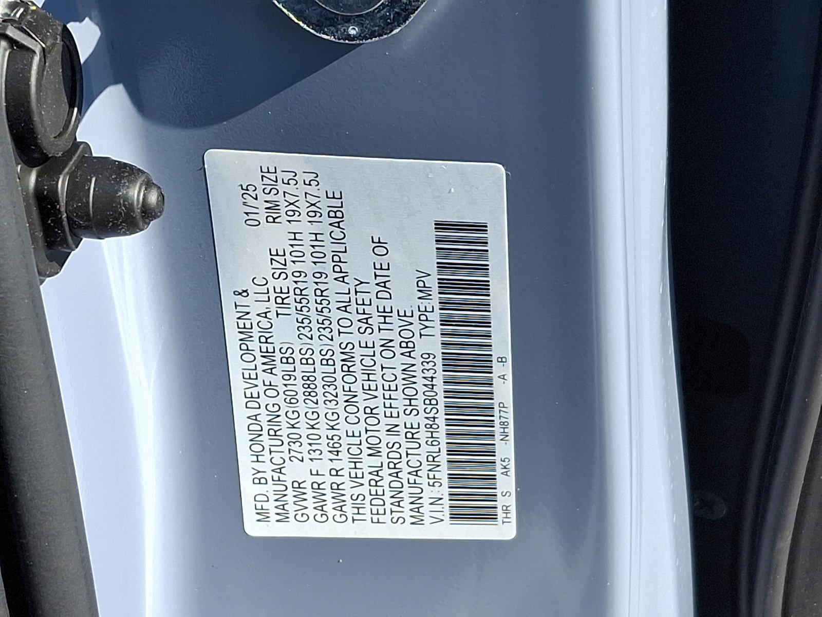 2025 Honda Odyssey Vehicle Photo in Harrisburg, PA 17111