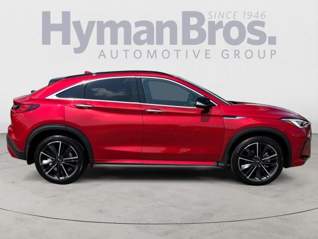 Certified 2022 INFINITI QX55 Essential with VIN 3PCAJ5K35NF112582 for sale in Midlothian, VA