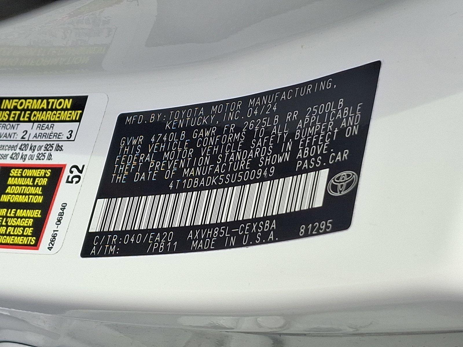 2025 Toyota Camry Vehicle Photo in Harrisburg, PA 17111