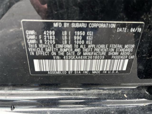 2019 Subaru Impreza Vehicle Photo in TULLY, NY 13159-3159