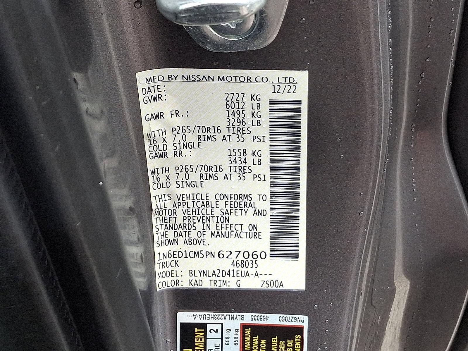 2023 Nissan Frontier Vehicle Photo in Trevose, PA 19053