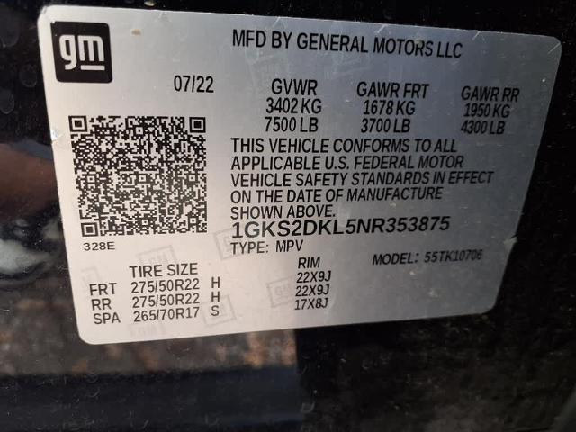 2022 GMC Yukon Vehicle Photo in San Antonio, TX 78230-1001
