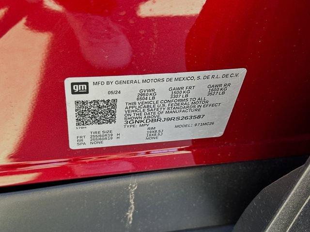 2024 Chevrolet Blazer EV Vehicle Photo in RIVERSIDE, CA 92504-4106