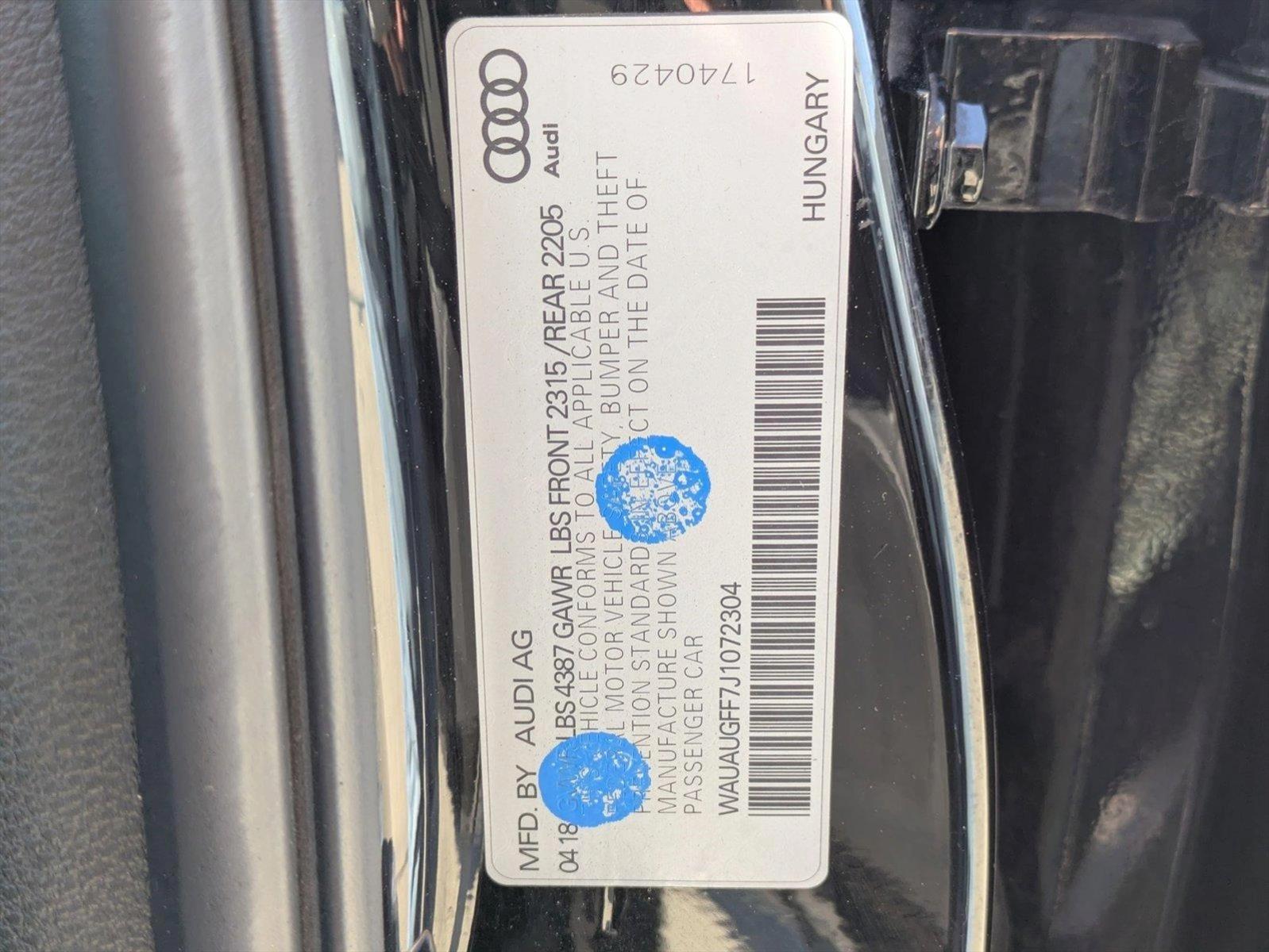 2018 Audi A3 Sedan Vehicle Photo in Tustin, CA 92782