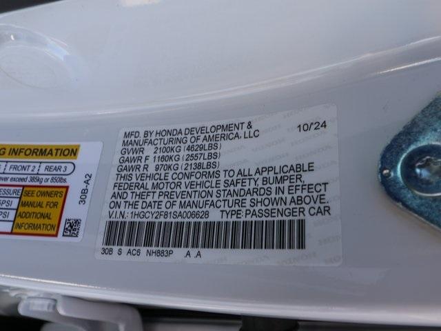 2025 Honda Accord Hybrid Vehicle Photo in HOMOSASSA, FL 34448-1461