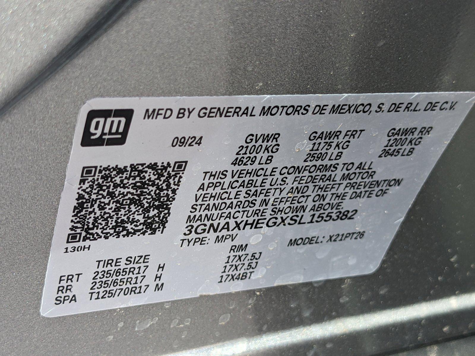 2025 Chevrolet Equinox Vehicle Photo in MIAMI, FL 33172-3015