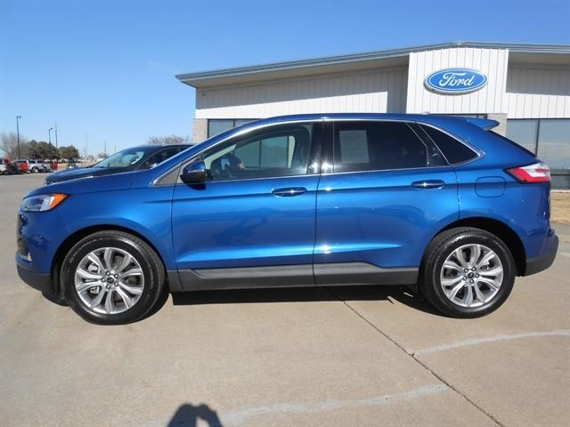 Used 2024 Ford Edge Titanium with VIN 2FMPK4K95RBA23387 for sale in Tyndall, SD